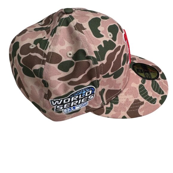 New Era Boston Red Sox 2004 World Series Side Patch 59Fifty Fitted Hat 7 1/4 NWT - Picture 2 of 9
